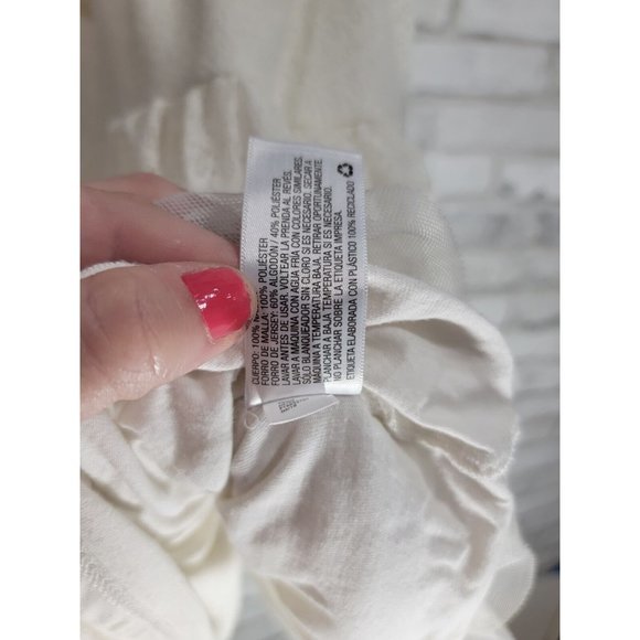 Genuine Kids Osh Kosh Girl's Size 5‎ Summer Spring Dress Ivory White Lace - Picture 9 of 11